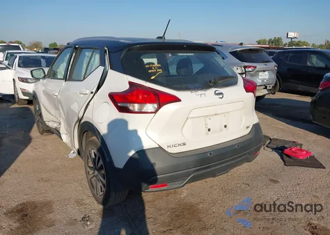 2020 Nissan Kicks Sv Xtronic Cvt from USA, damaged, VIN 3N1CP5CV2LL572145